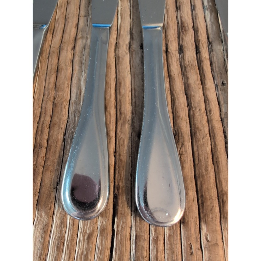 Mikasa Bravo Stainless Glossy 4 Dinner Knives 4 Pieces - Picture 9 of 16